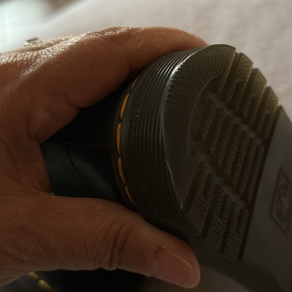 Gently Loved Dr Martens Jr Zavala Combat Leather Boots Unisex - Picture 11 of 11